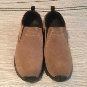 Tan Nubuck suede shoes